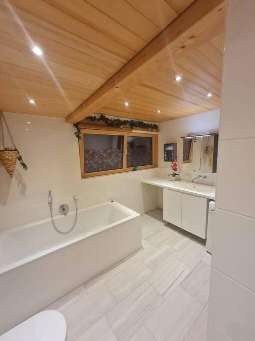 Grosszuegige Ferienwohnung Am Skigebiet Boedele Mit Rheintalblick ドルンビルン エクステリア 写真